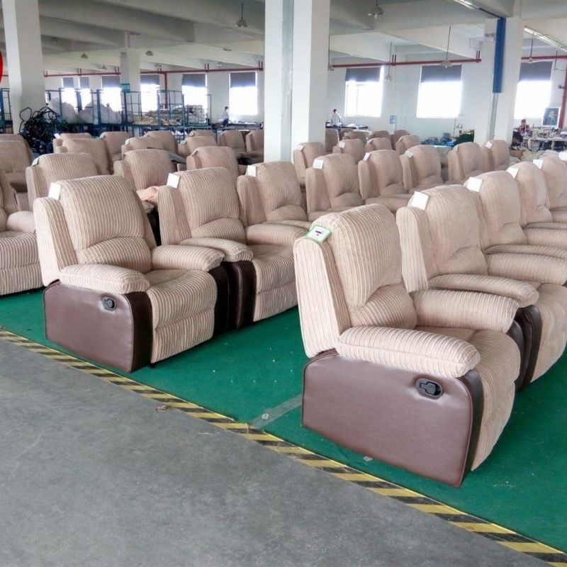 Jky Furniture Factory Wholesale Sectional Hot Sale Motion Sofa Set, Modern Design Leather or Fabric Sofa, Manual Recliner Living Room Home Furniture Sofa