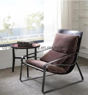 Italian Luxury Furniture Simple Sofa Chair Sets with Fabric/Leather