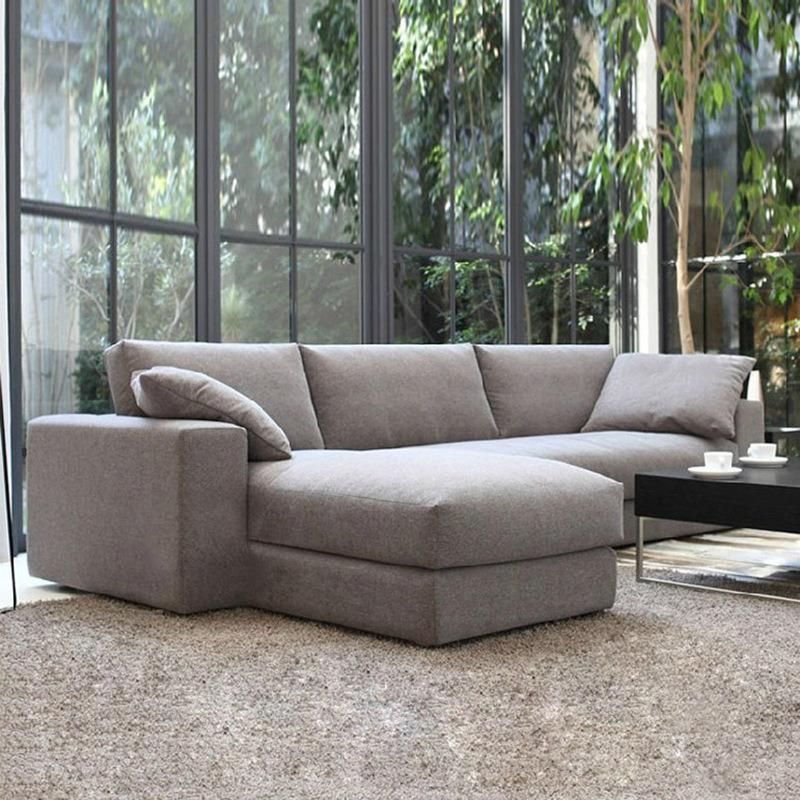 Wholesale Modern Hot Sell Home Living Room Wooden Frame Leisure Corner Sectional Sofa