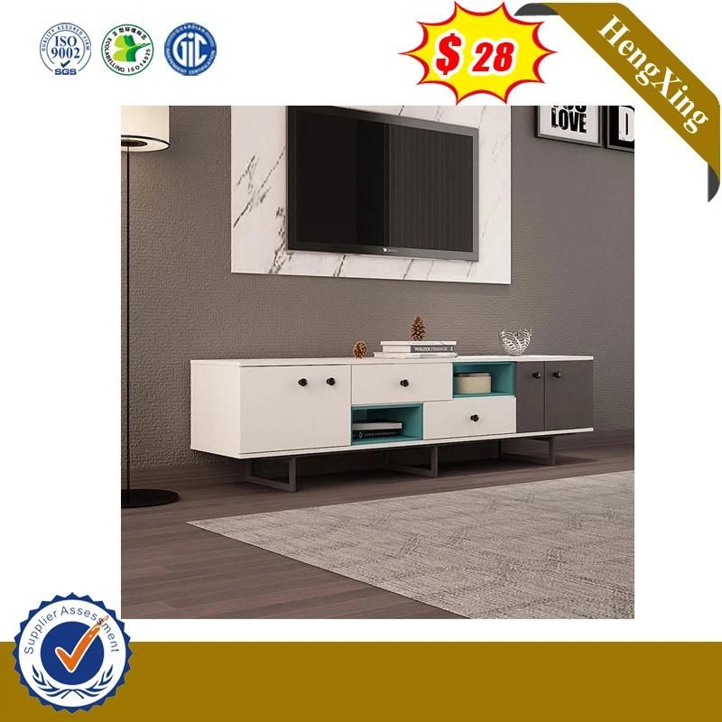 Modern LED Wooden Living Room Hotel Home Particle Board TV Cabinet