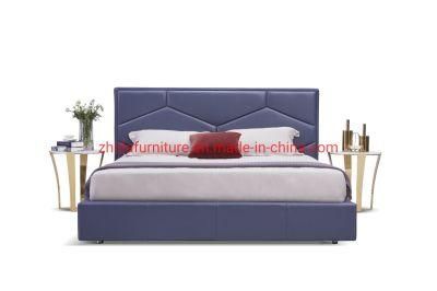 New Classical Style Full Leather Italy Design Bed