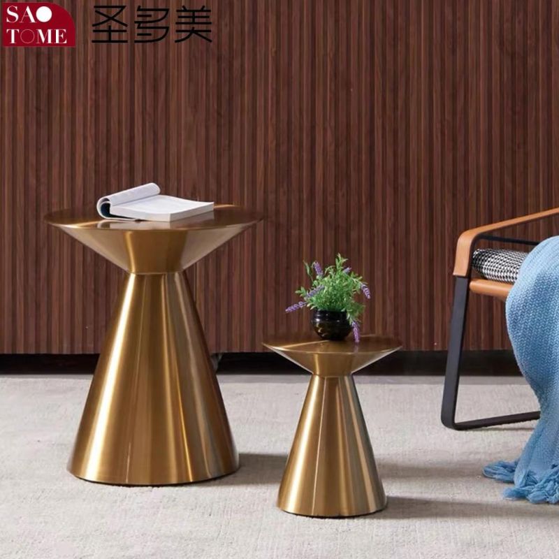 Modern Popular Living Room Furniture T-Shaped Round Tea Table