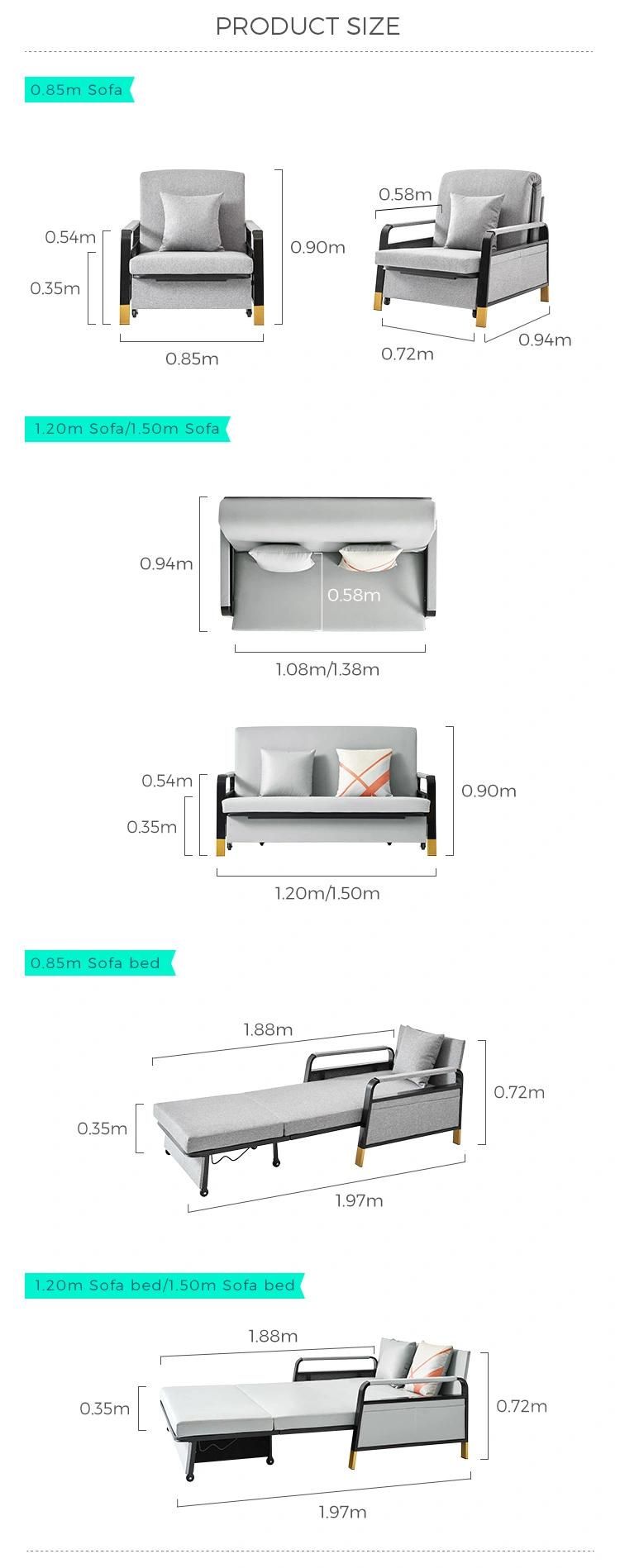 Linsy Living Room Hotel Simple Modern Sofa Bed Furniture Ls182sf3