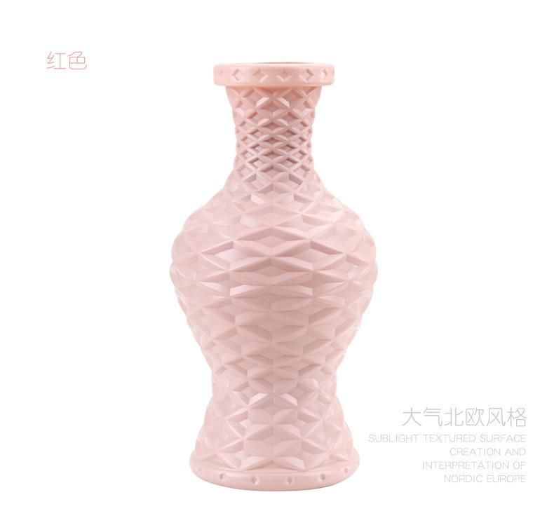 Inno-As013 Nordic Plastic Imitation Glaze Vase for Home Use Eco-Friendly