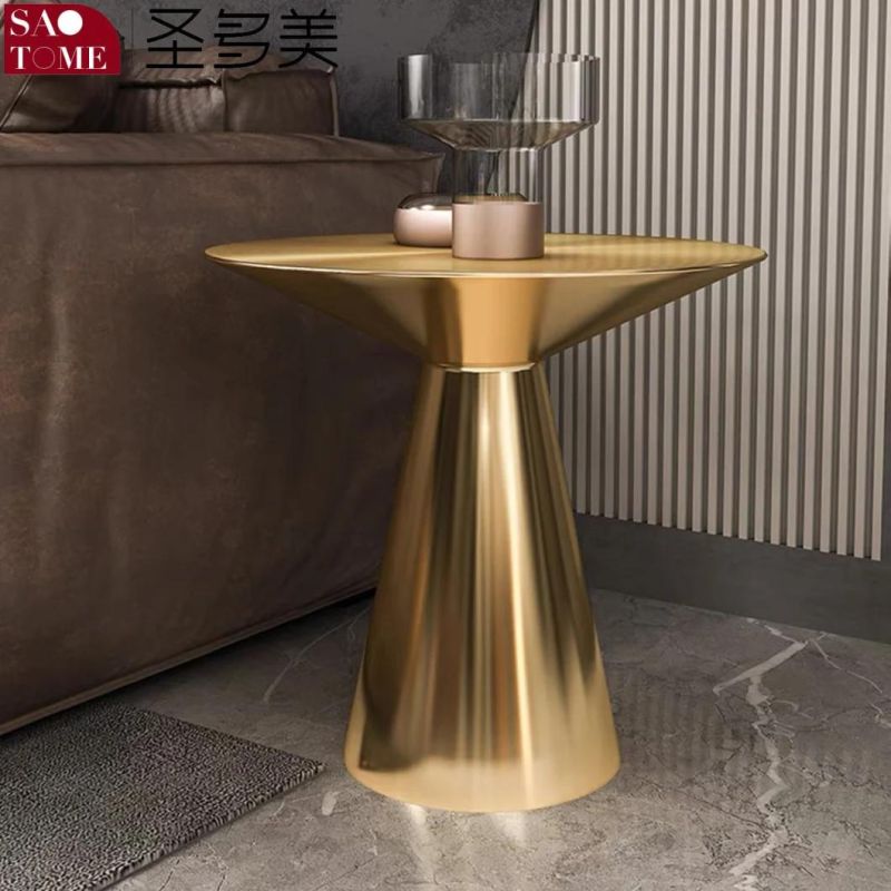 Modern Popular Living Room Furniture T-Shaped Round Tea Table