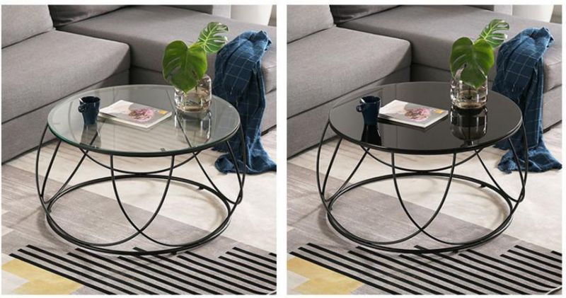 Modern Gold Iron Metal Light Luxury Coffee Table