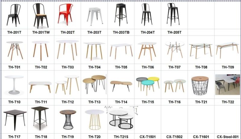 Classic Design Contemporary Elegant European Cheap Tolix Nordic Metal Leg Plastic Velvet Dining Chairs Dining Room Chair Outdoor