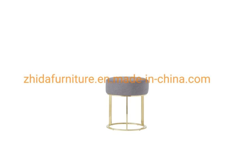 Chinese Luxury Style Stainless Steel Small Stool