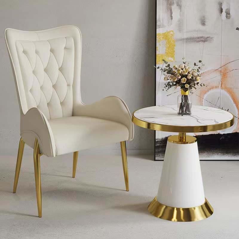 Wholesale Modern Nesting Metal Marble Round End Side Tea Table