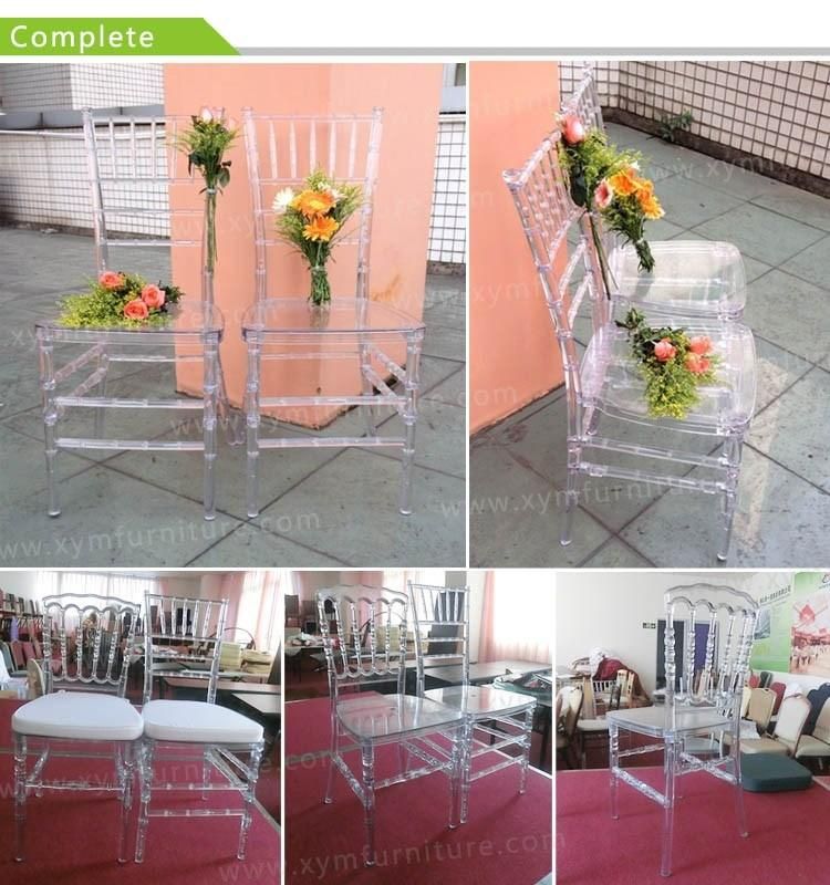 Wholesale Elegant Crystal Clear Chiavari Wedding Chair