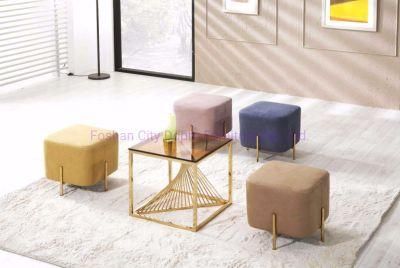 Bedroom Stools Metal Legs Living Room Ottoman