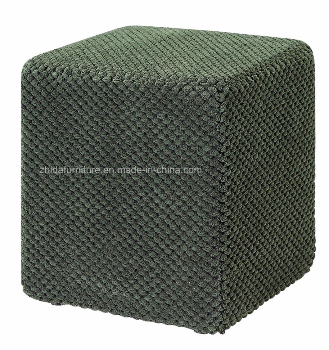 Different Color Square Fabric Ottoman