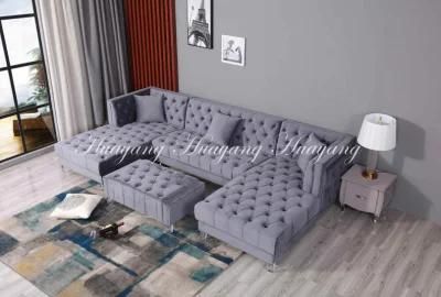 Huayang Factory Wholesale Modern Living Room Furniture Nordic Home Furniture Fabric Sofa Living Room Sofa