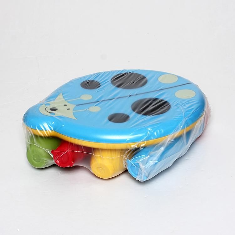 Seven-Star Ladybug Simple Plastic Stool for Children