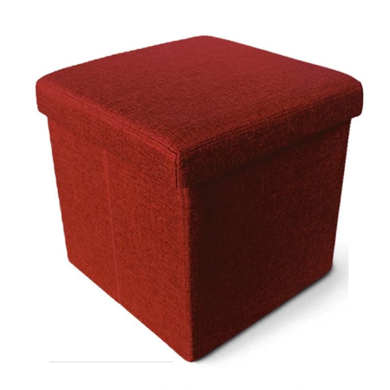 Customized Modern Hot Sell Foldable Storage Linen Ottoman