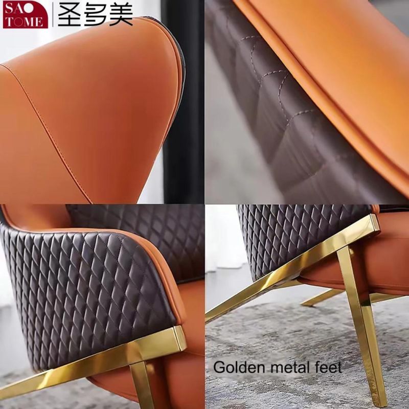 Italian Design Modern Single Leisure Chair with Arm