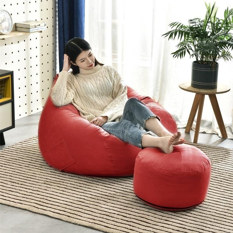 Indoor Foma Fluffy Comfortable Lazy Giant Bean Bag Sofa Chair