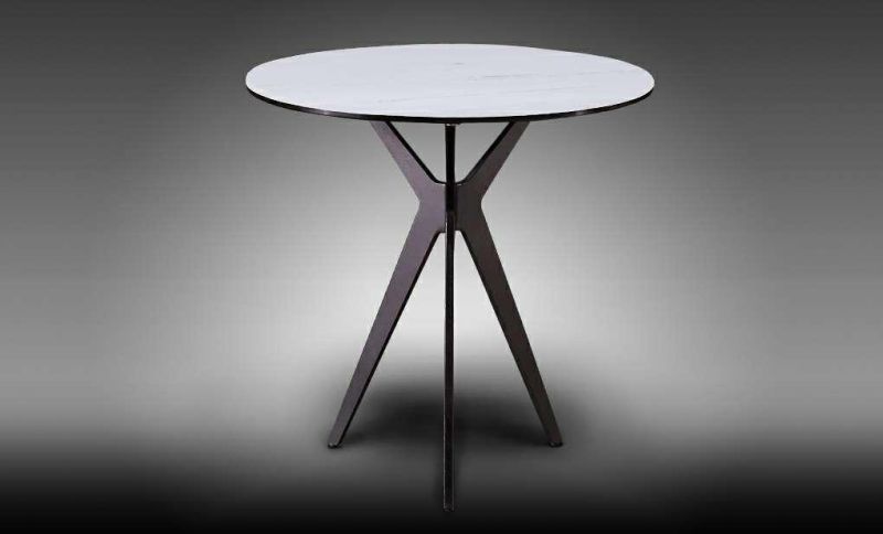 CT71b Side Table Natural Marble Top, Latest Design Side Table, Italian Living Room Furniture Design in Home and Hotel Customized