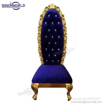 Hot Sale Throne Chair Hotel King Chair for Wedding Event and Banquet