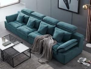 Corner Sofa Fabric Sofa Lazy Time Soft Sofa Furniture