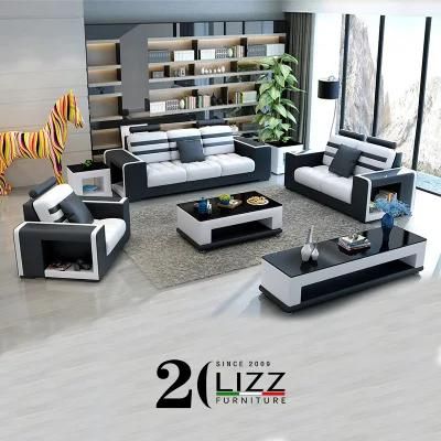 Leather Sofa Sectional Sofa Set Modern Home Furniture Sofa Muslim Sofa