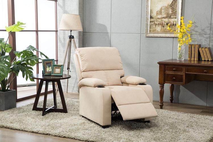 Fabric One Seat Multi-Functional Push Back Recliner for Living Room