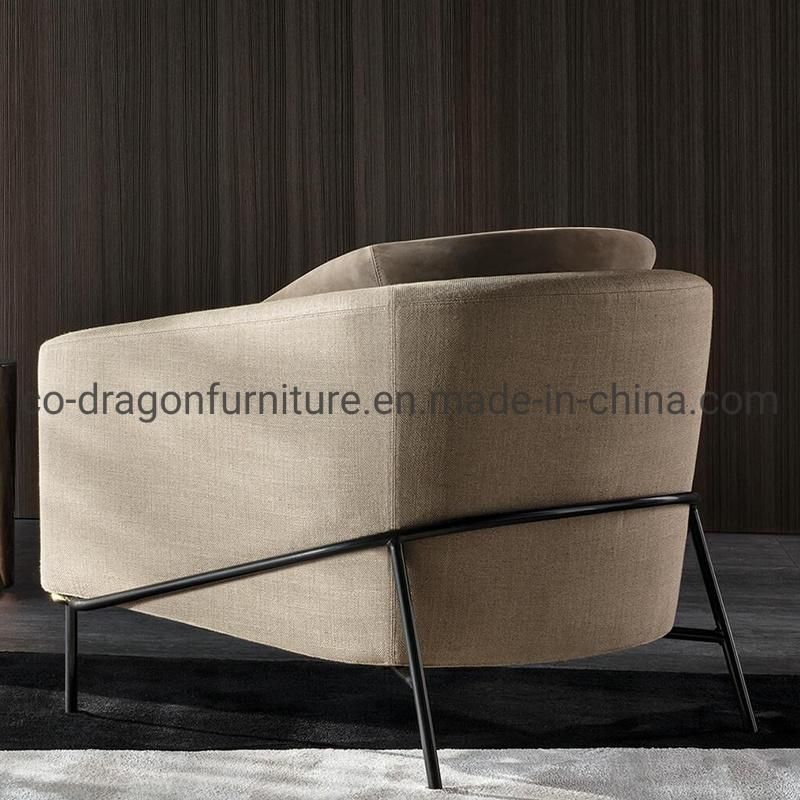 Fashion Luxury Home Furniture Fabric Leisure Sofa Chair with Arm