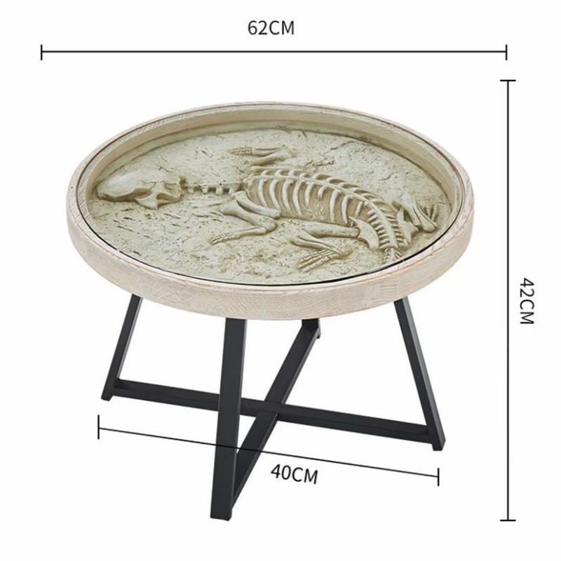 Modern Simple New Style Cheap Hot Sale Magnesium Oxide Cement Side Tea Table Top Designers Round Separate Hotel Home Furniture Coffee Wood Bedroom Living Room