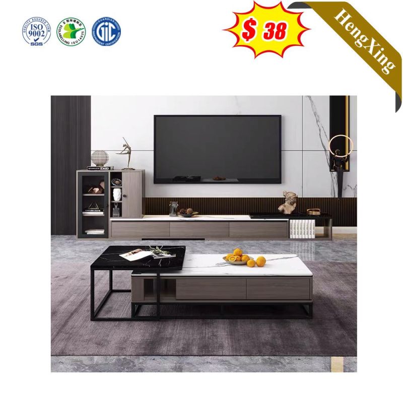 High Quality Factory Customized Living Room Home Furniture Storage Drawers TV Stand with Side Cabinet