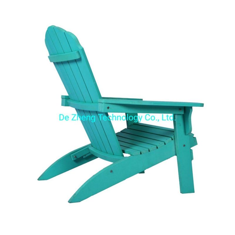 Wooden Outdoor Lounge Chair Plastic Garden Chair Outdoor HDPE Adirondack Chair