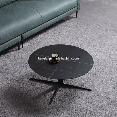 Industrial Cafe Furniture Round Industrial Coffee Table for Home Apartment