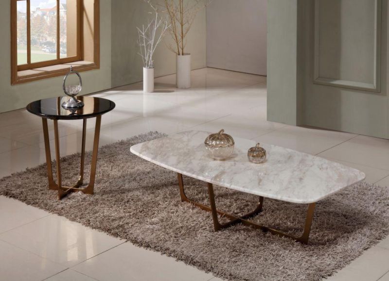 Good Quality Hot Selling Living Room Modern Glass Top Coffee Table Sets