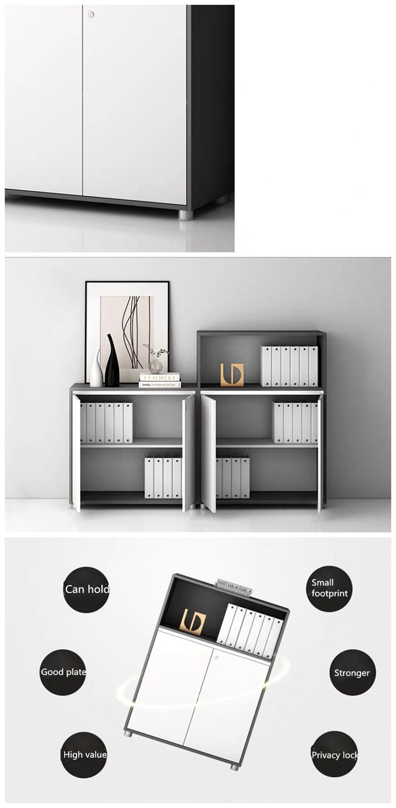 Modern Home Furniture Set Mixed Color Shelf Hot Sell Fashion Wooden Storage Cabinet