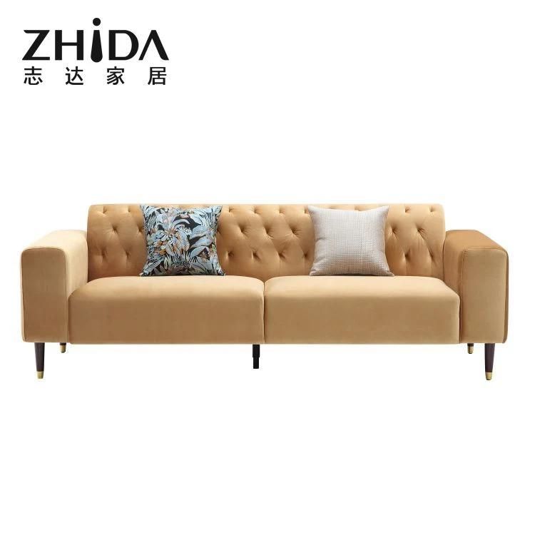 Good Price Wholesale High-End Department Use Comfort Luxury Sofa Classic Tuffed Sofa Couch Foshan Sofa Factory Directly Sale