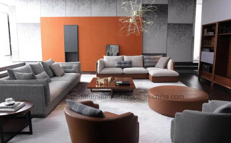 Chinese Factory Modern Living Room Fabric Hotel Sofa Furniture