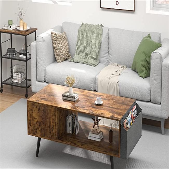 Living Room Convenient Storage with Door Storage Coffee Table