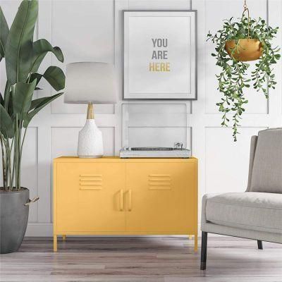 Modern TV Stand Furniture Metal Storage Cabinet