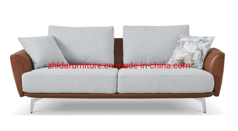 Leather Fabric L Shape Coner Sofa for Living Room Furniture