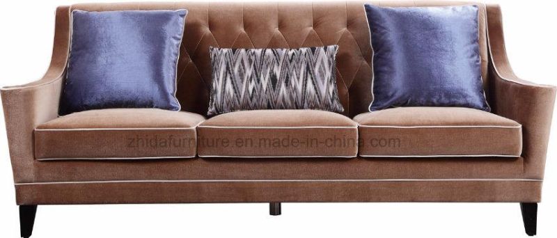 Living Room Comfortable Fabric 1+2+3 Sofa Set