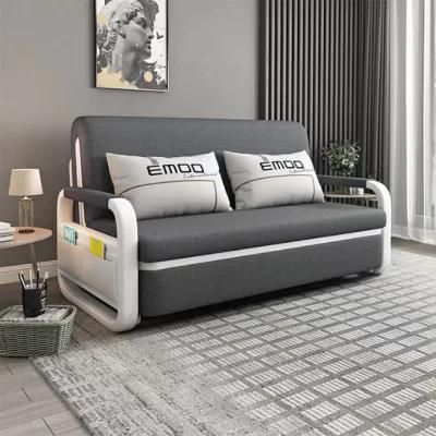 High Quality Multi-Function Modern Fabric Small Folding Sofa Bed with Storage