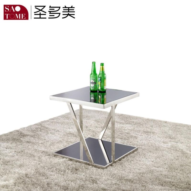 Minimalist Round End Table Coffee Table Living Room Furniture Sofa Side Table