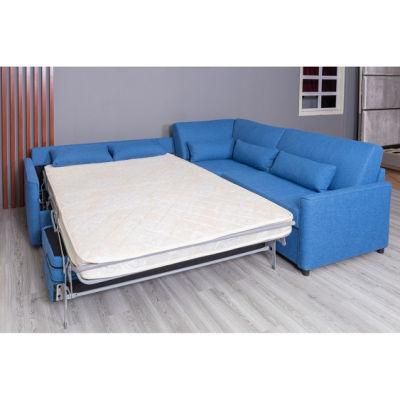 Huayang Fabric Folding Bed Sofa Living Room Furniture Metal Sleeper Sofa Bed Folding Fabric Sofa Bed