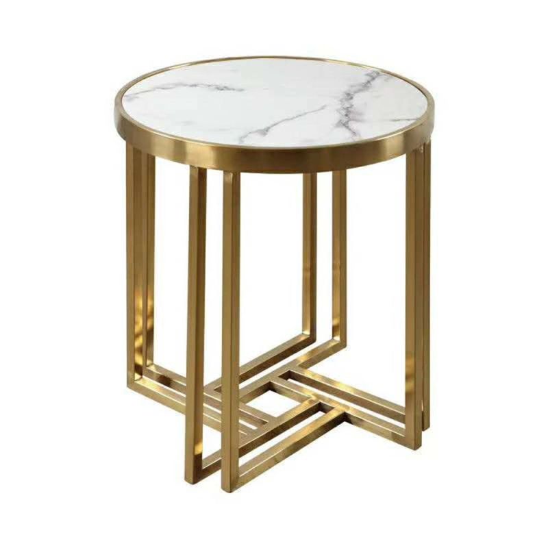 Tall Table Mirror Glass Top Hot Sale New Arrive Modern Style Semi-Circle Console Table