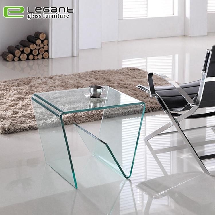 New Design Tempered Glass Modern Side Table