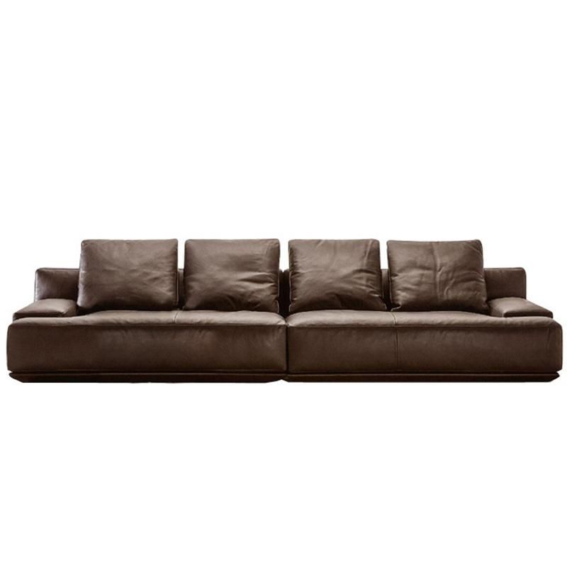 Leather Sofa Cum Bed 21xjsk049 Luxury Italian 3-Seater Sofa