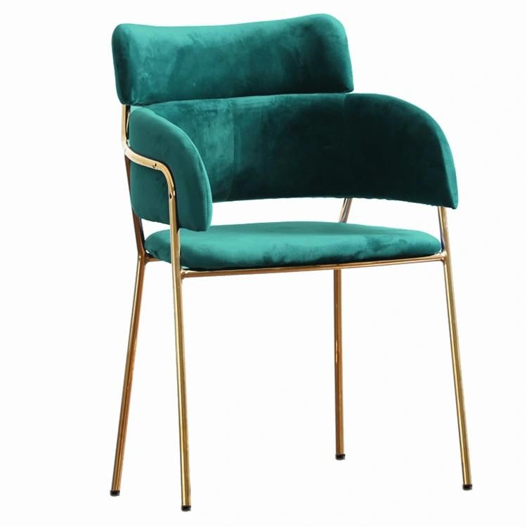 MID-Century Modern Accent Chair Luxury Bedroom Leisure Armchair Velvet Chair Luxury