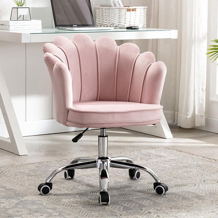 2021 New Market Girl Lovely Bedroom Stool Nordic Desk Adjustable Height Swivel Desk Chairs