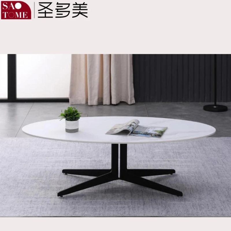 Modern Light Luxury Living Room Furniture Slate/Marble Coffee Table