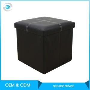 Living Room Cube Wooden Kids Storage Cube Ottoman