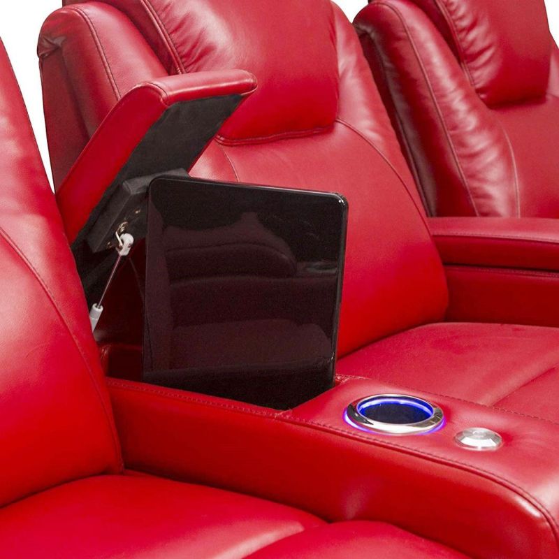 Jky Furniture Modern Design Multifunctional Air Leather Home Theater Sofa Set Including One Two Three Seaters